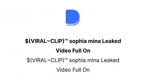 sophia.mina leaked|BlinkD .